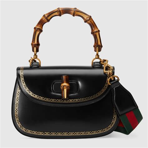 gucci handbag bamboo handles|gucci bag with bamboo handle.